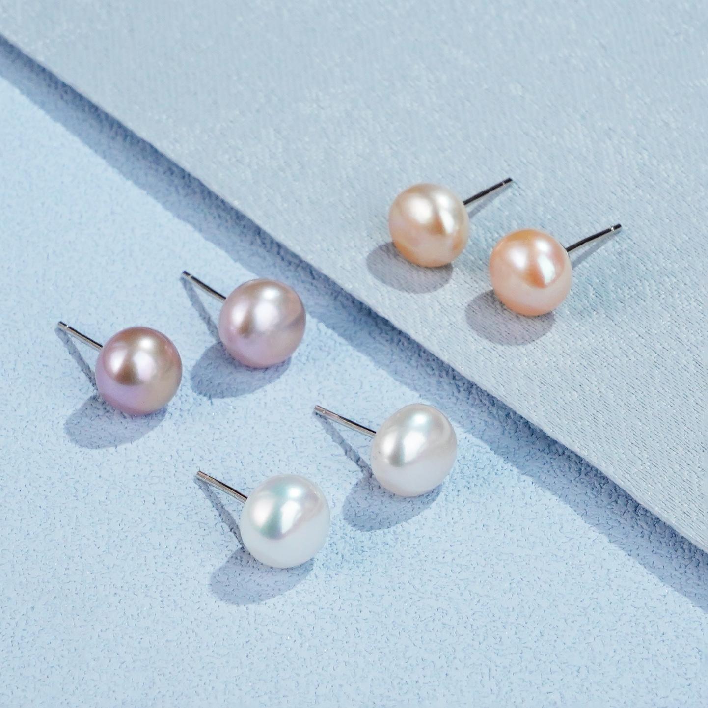 All 8-9mm Pearl Earrings Sets fresh water pearls