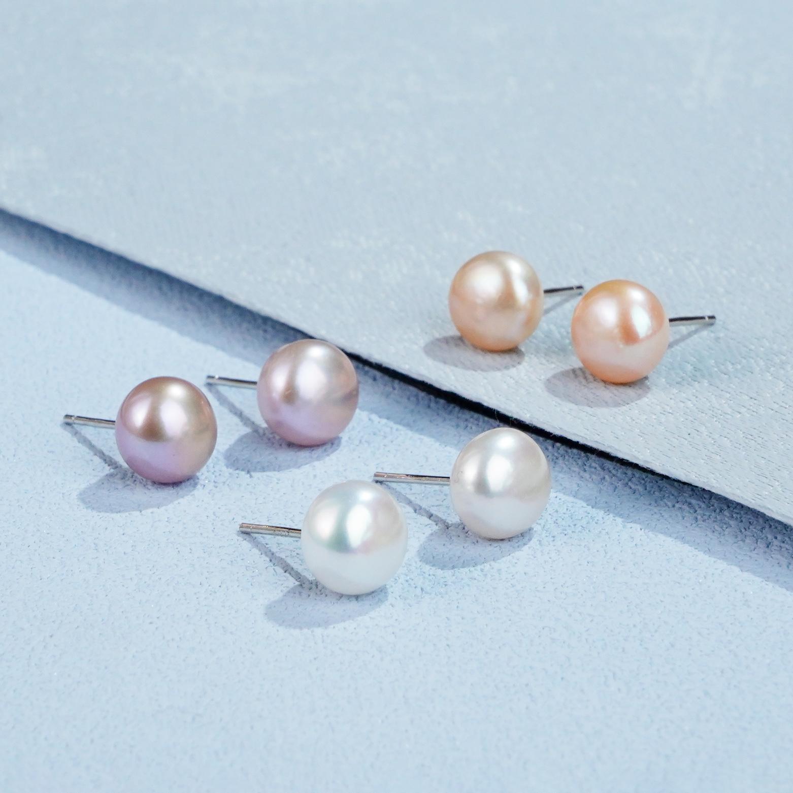 All 8-9mm Pearl Earrings Sets fresh water pearls