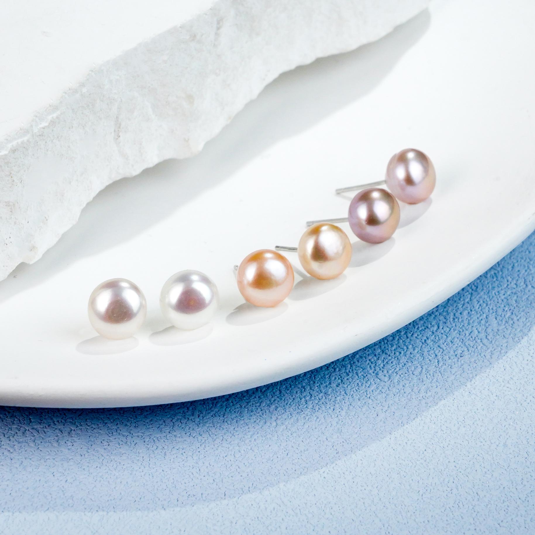 All 8-9mm Pearl Earrings Sets fresh water pearls