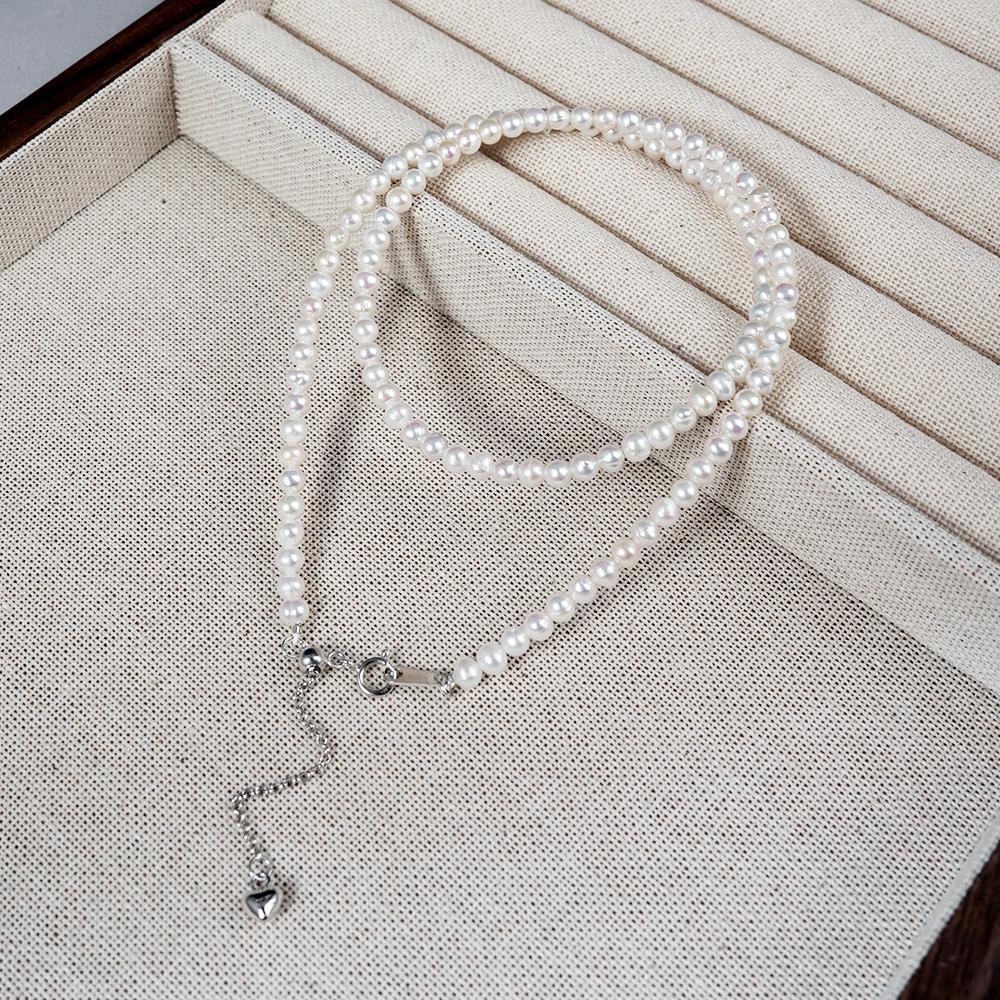 Fairy 3.5-4.5mm baby Pearl necklace fresh water pearls