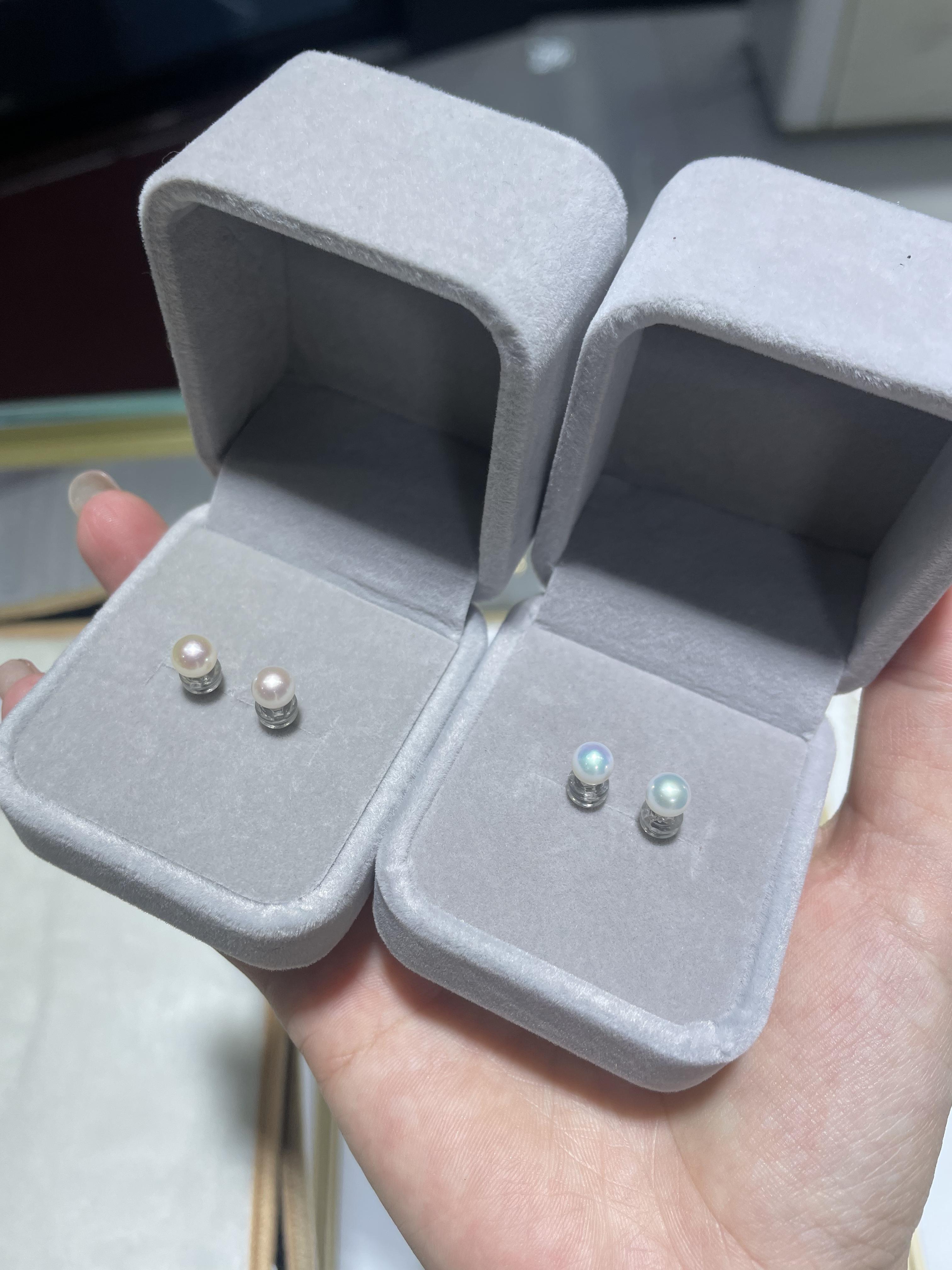 Light bulb 5-6mm Pearl Earrings fresh water pearls