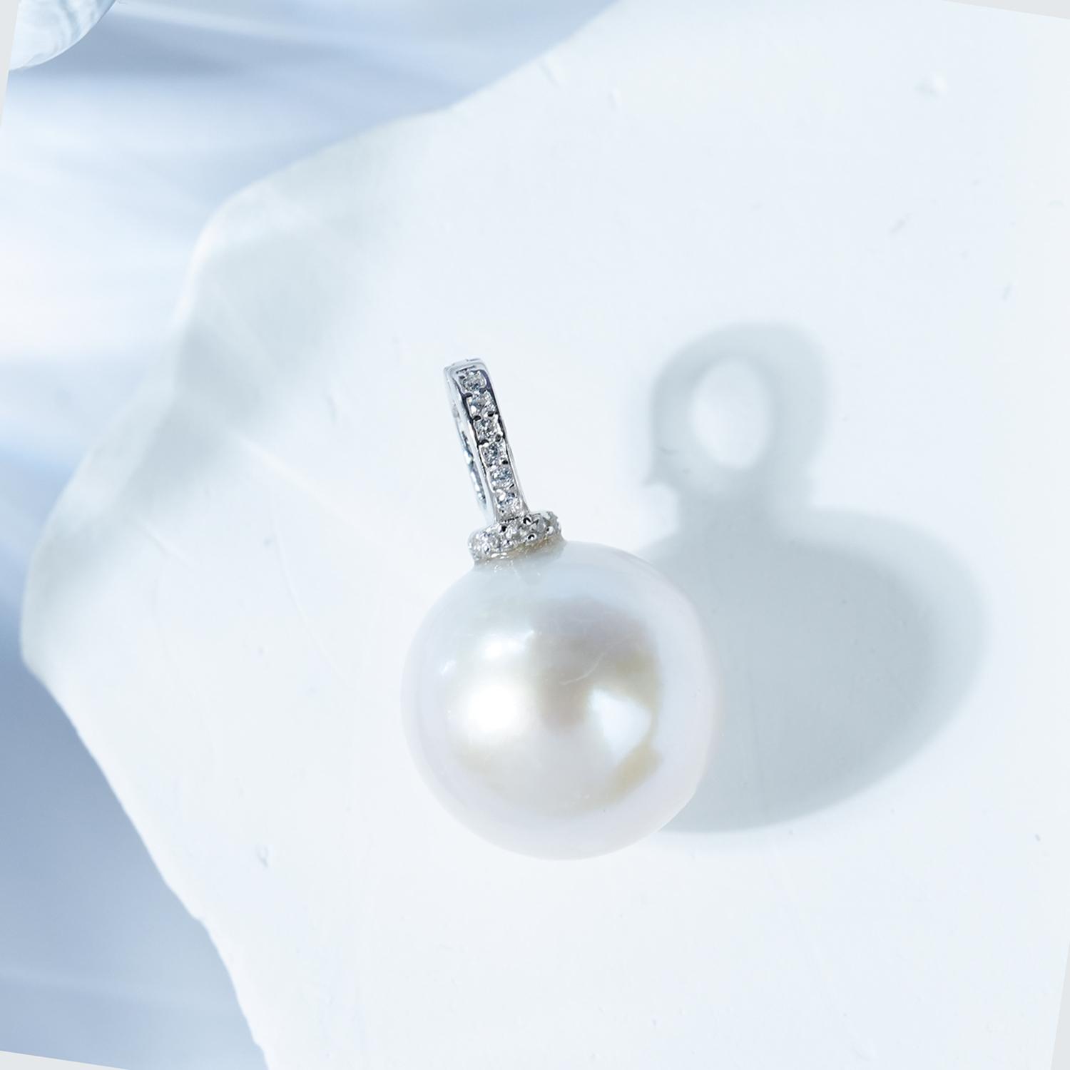LYTK974（13-14mm） fresh water pearl Pendant for birthday/anniversary/holiday/promotion/retirement/ graduation presents