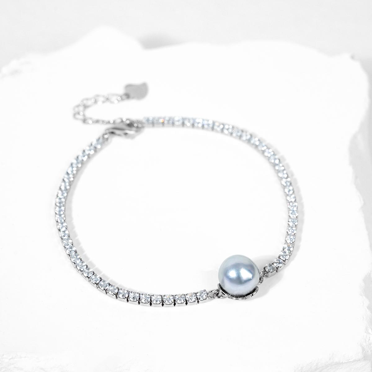 NYTK284 8-9mm Pearl Bracelet Salt water pearl