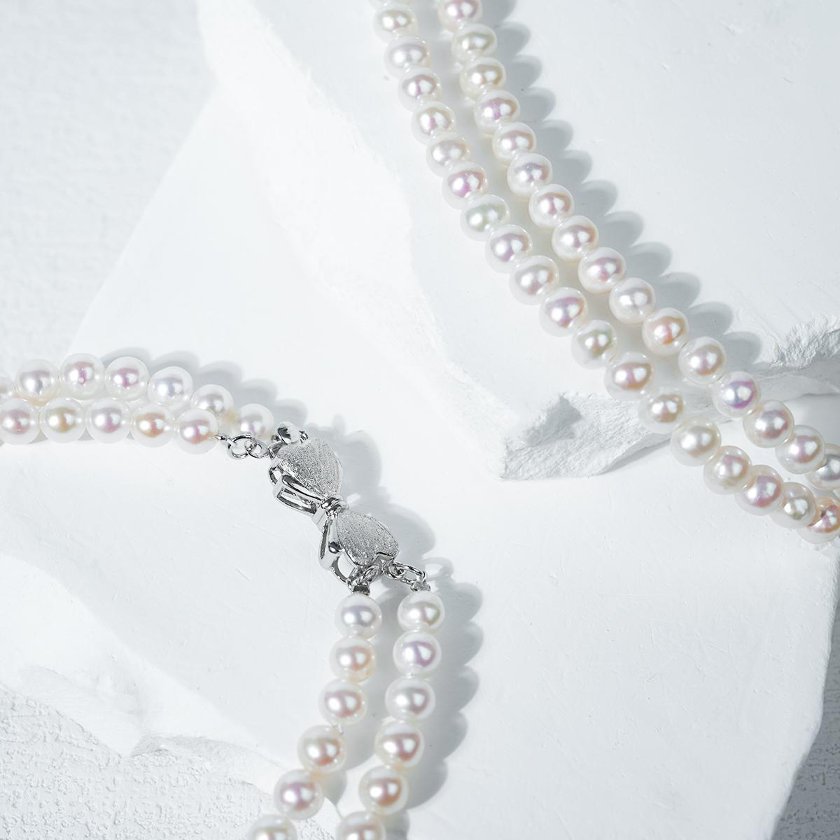 NYTK386 5-6mm Pearl Sets fresh water pearl