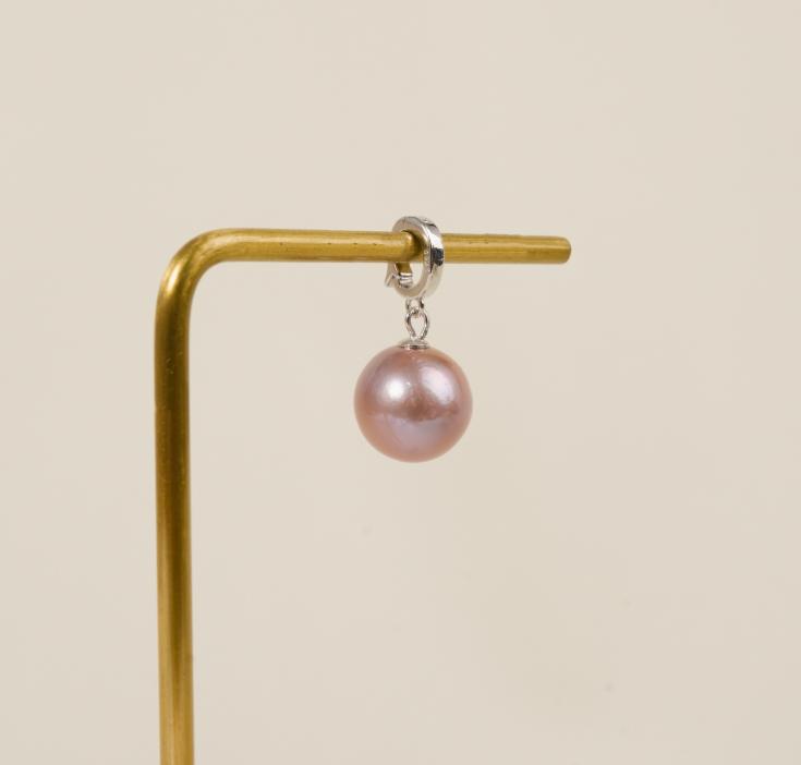 Bubble gum 11-12mm  Pendant S925 Fresh Water Pearl