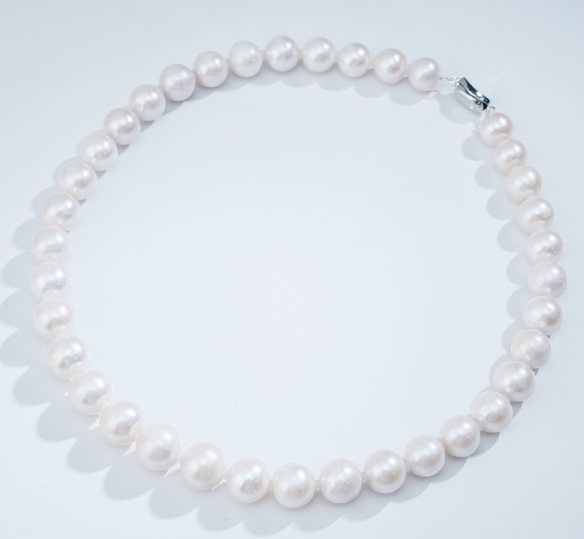 YA309-45-B 11-13mm Pearl necklace fresh water pearls for birthday/anniversary/holiday /retirement/ graduation presents