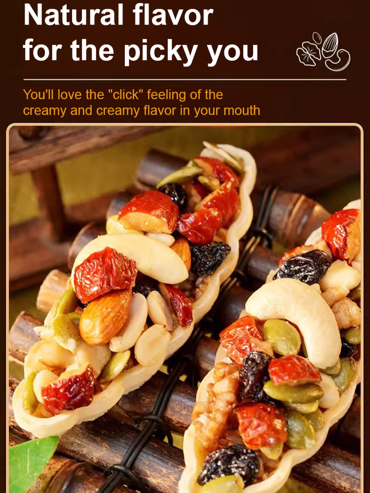 Astragalus, Codonopsis, Babao, Nuts and Boat Tart