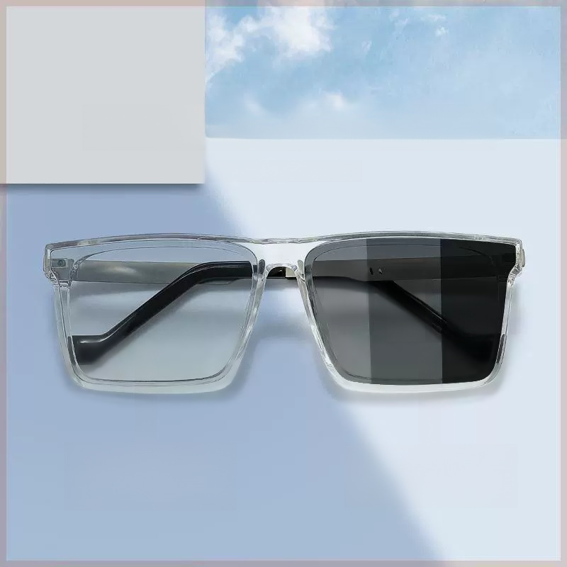 Photochromic Flat Lens Sunglasses for Men
