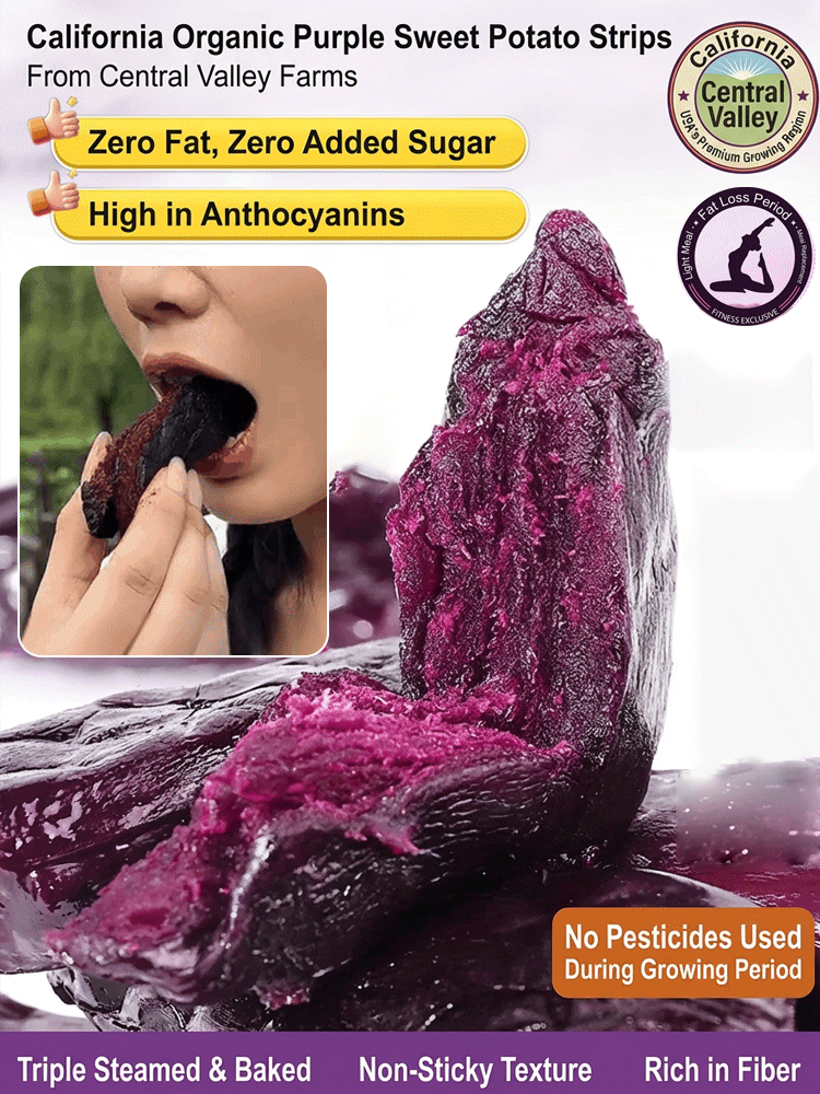Baked Purple Sweet Potato Snack – Light & Guilt-Free 