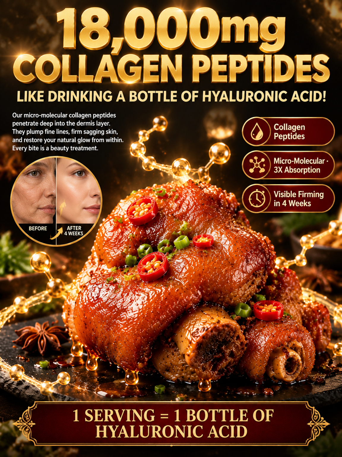 🍖【 TODAY ONLY: Buy 1 Get 1 FREE!  】👉 Premium Mangalica Pork Trotters | High Protein & Collagen Savory Snack