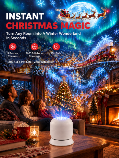 🎄【 TODAY ONLY: Buy 1 Get 1 FREE! 】👉 Magic Christmas Scene Projector Lamp | Instant Festive Holiday Decor