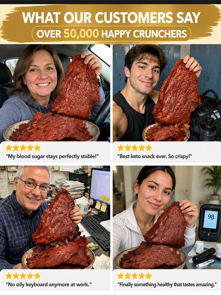 🥩【 TODAY ONLY: Add $7 for 2 extra bags! 】👉 Premium 100% Grass-Fed Crispy Beef Bites | 2-Ingredient High-Protein Snack