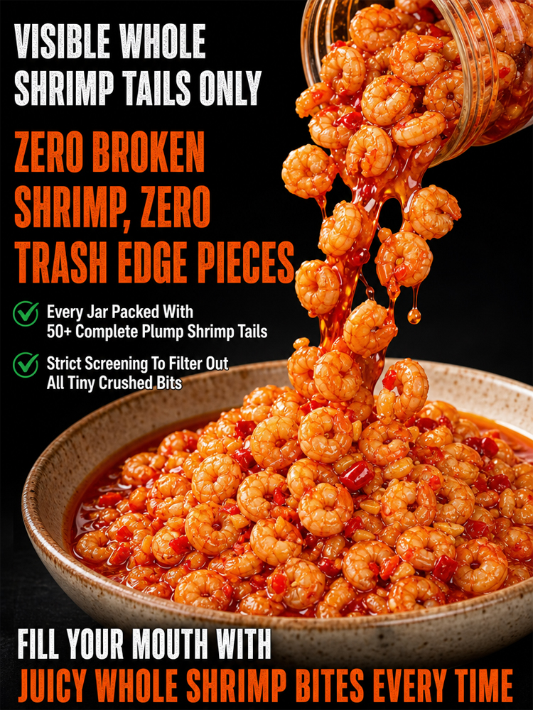 【 TODAY ONLY: BUY 1 GET 1 FREE!】🍤【One bag /50 Shrimp 】 The Ultimate Guilt-Free Shrimp Snack  ❤  Zero Carbs × Zero Sugar × Deep-Sea Omega-3s