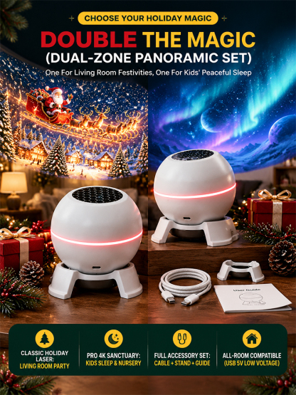 🎄【 TODAY ONLY: Buy 1 Get 1 FREE! 】👉 Magic Christmas Scene Projector Lamp | Instant Festive Holiday Decor