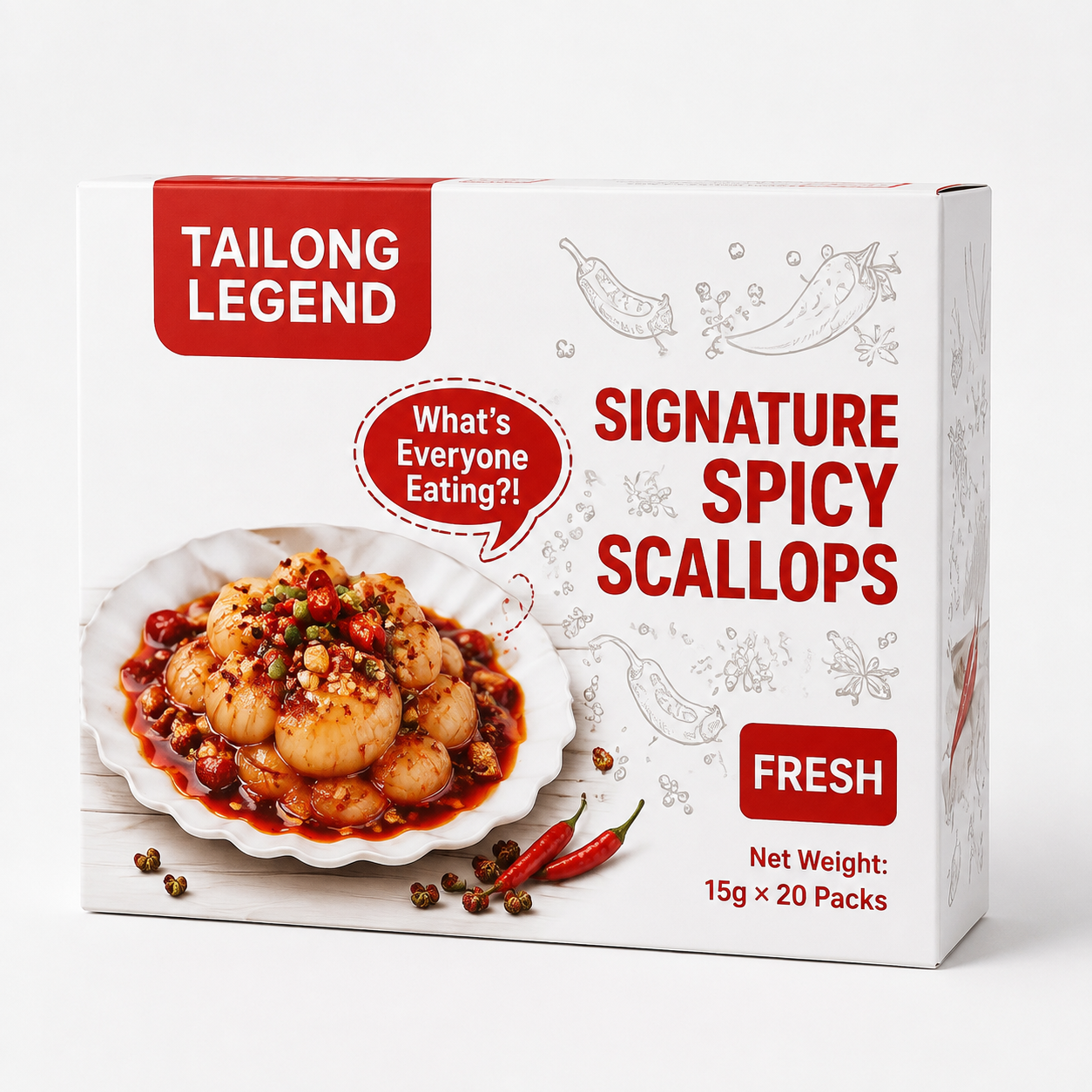 【 TODAY ONLY: Buy 1 Get 1 Free!】🌶️ Wild Alaska Ready to Eat Wild Scallops | High Protein Keto Snack 🐚