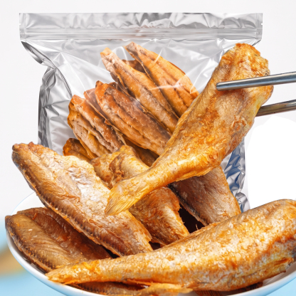 🐟【 TODAY ONLY: Buy 1 Large Bag Get 1 Large Bag Free! 】👉 Ready-to-eat crispy and delicious dried yellow croaker ❤ Non-fried, low-calorie