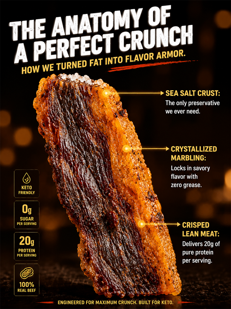 【 TODAY ONLY: $8/Large Bag!】🥩【 TODAY ONLY: Buy 1 Get 1 Free!】👉 Premium 100% Grass-Fed Crispy Beef Bites | 2-Ingredient High-Protein Snack