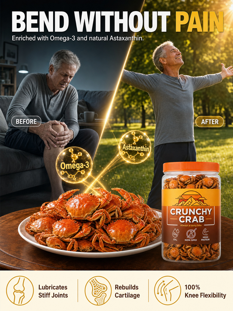 【 Approximately 200 / pack】Freshly Caught Deep-Sea Crab with Plenty of Meat | Spicy Crispy Ready-to-Eat Baby Crabs 🦀