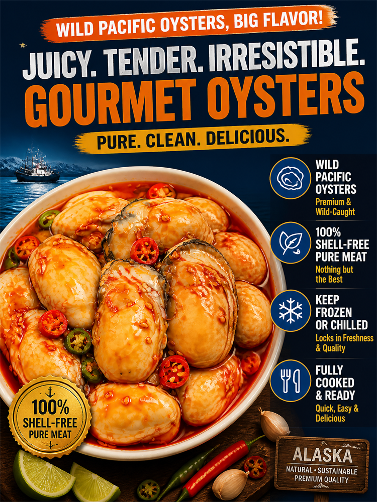 🦪【 TODAY ONLY: Buy 1 Get 1 Free! 】👉 Premium Pacific Northwest Kumamoto Oysters | Zinc & Protein Packed Clean Snack