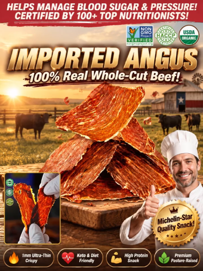 【 TODAY ONLY: $8/Large Bag!】🥩【 TODAY ONLY: Buy 1 Get 1 Free!】👉 Premium 100% Grass-Fed Crispy Beef Bites | 2-Ingredient High-Protein Snack