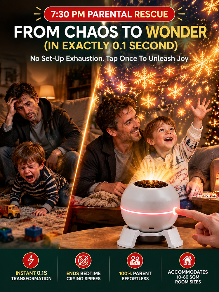 🎄【 TODAY ONLY: Buy 1 Get 1 FREE! 】👉 Magic Christmas Scene Projector Lamp | Instant Festive Holiday Decor