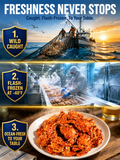 【 TODAY ONLY: BUY 1 GET 1 FREE!】Spicy Sea Crab Snacks🦀 - High in Protein, Low in Sodium