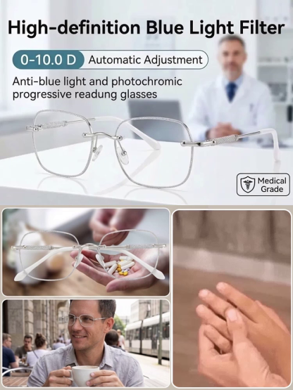 Co-developed by NASA - German Optics! 0-1000 Degree Auto-Focus Smart Glasses, The Only Pair You'll Ever Need