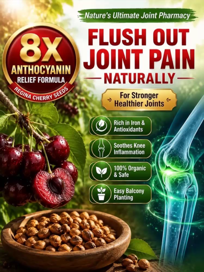 [100% Germination Guarantee] 4J XXL Regina Sweet Cherry Seeds | Carefully Selected Seeds with High Germination Rates | Bears Fruit Within One Year of Planting | Ideal for Balconies and Gardens | Cold-Hardy to -20°C 🍒