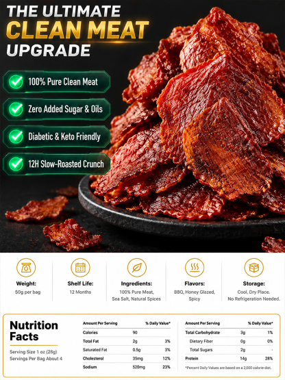 🥩【 TODAY ONLY: Add $7 for 2 extra bags! 】👉 Premium 100% Grass-Fed Crispy Beef Bites | 2-Ingredient High-Protein Snack