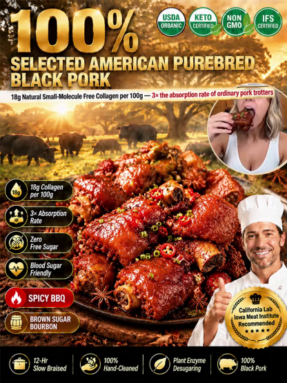 🍖【 TODAY ONLY: Buy 1 Get 1 FREE!  】👉 Premium Mangalica Pork Trotters | High Protein & Collagen Savory Snack