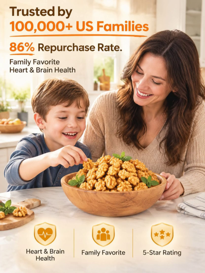 🌰【 TODAY ONLY: Buy 2 Get 2 FREE! 】👉 Premium Honey-Glazed Peeled Walnuts | No Bitter Skin Healthy Snack