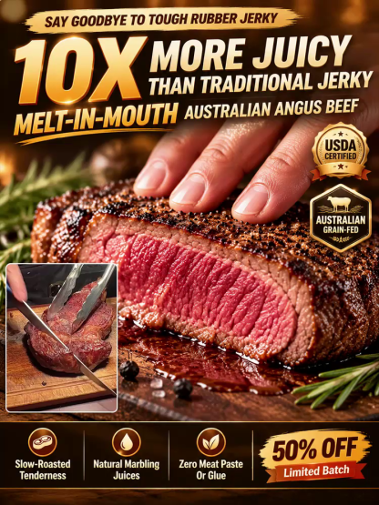 🥩【 TODAY ONLY: Add $7.5 for 1 extra bag!】👉 Premium Whole-Cut Australian Angus Beef | Juicy, Tender & Ready to Eat