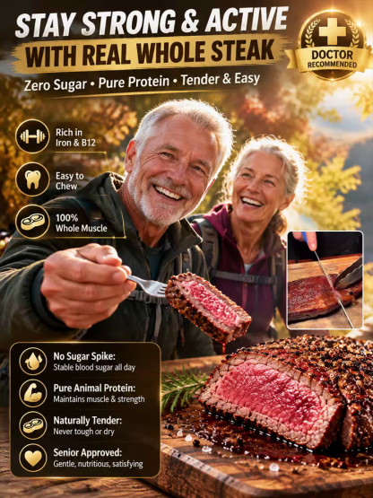🥩【 TODAY ONLY: Add $7.5 for 1 extra bag!】👉 Premium Whole-Cut Australian Angus Beef | Juicy, Tender & Ready to Eat