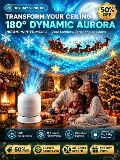 🎄【 TODAY ONLY: Buy 1 Get 1 FREE! 】👉 Magic Christmas Scene Projector Lamp | Instant Festive Holiday Decor