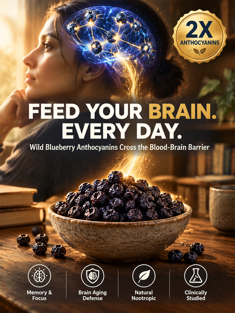 🫐【 TODAY ONLY: Buy 1 Get 1 Free! 】👉 Premium Canadian Wild Dried Blueberries | Zero Sugar Antioxidant Superfood