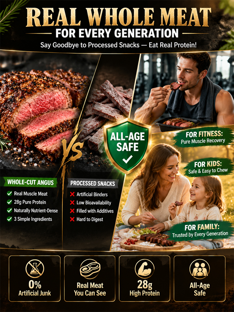 🥩【 TODAY ONLY: Add $7.5 for 1 extra bag!】👉 Premium Whole-Cut Australian Angus Beef | Juicy, Tender & Ready to Eat