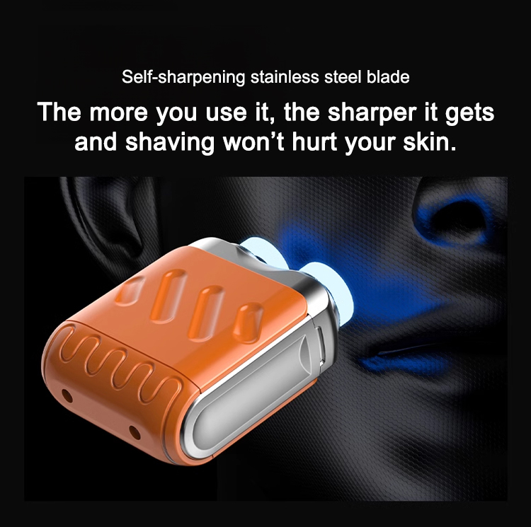 【10-Year Free Replacement】Rotating Dual-Ring Electric Shaver ❤️ Annual Charging·Fully Washable