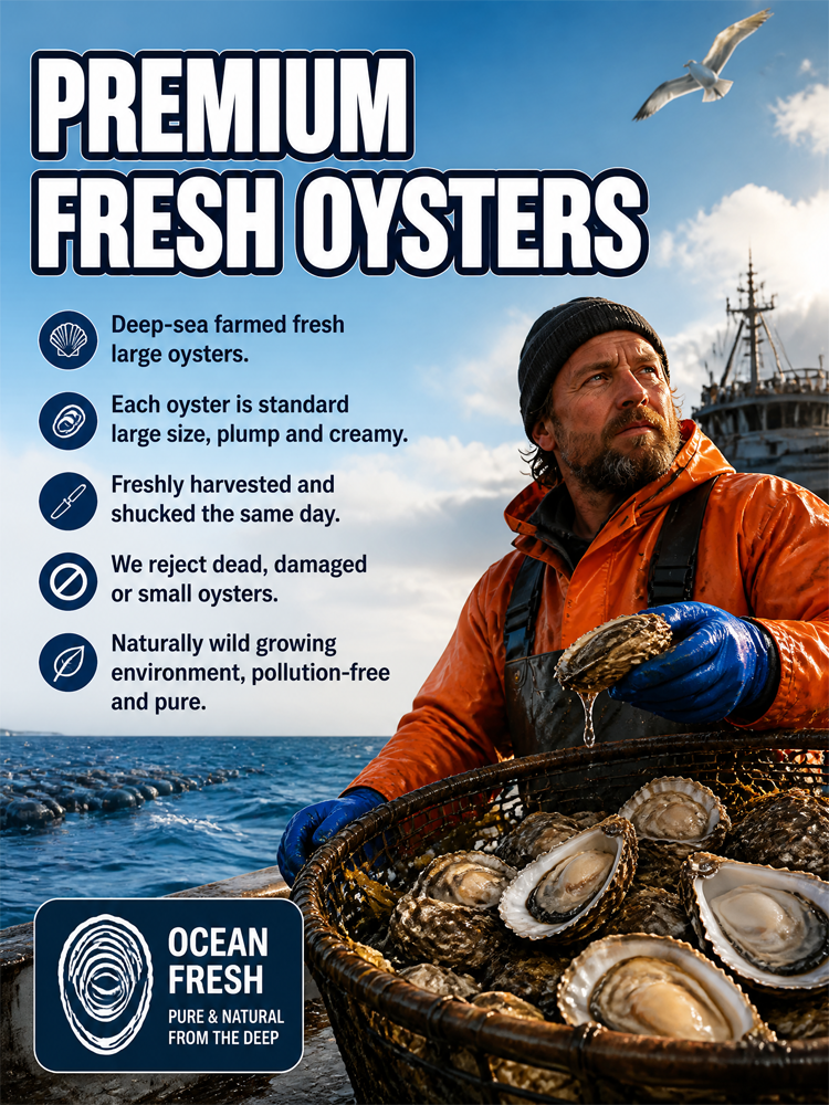 🦪【 TODAY ONLY: Buy 1 Get 1 Free! 】👉 Premium Pacific Northwest Kumamoto Oysters | Zinc & Protein Packed Clean Snack
