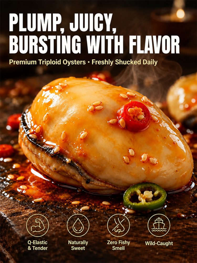 🦪【 TODAY ONLY: Buy 1 Get 1 Free! 】👉 Premium Pacific Northwest Kumamoto Oysters | Zinc & Protein Packed Clean Snack