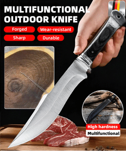 【Engineered in Solingen, Germany】Sold 31,800 units in 3 days Hand forged meat knife cuts meat like tofu