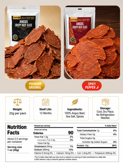 【 TODAY ONLY: $10/Large Bag!】🥩【 TODAY ONLY: Buy 1 Get 1 Free!】👉 Premium 100% Grass-Fed Crispy Beef Bites | 2-Ingredient High-Protein Snack