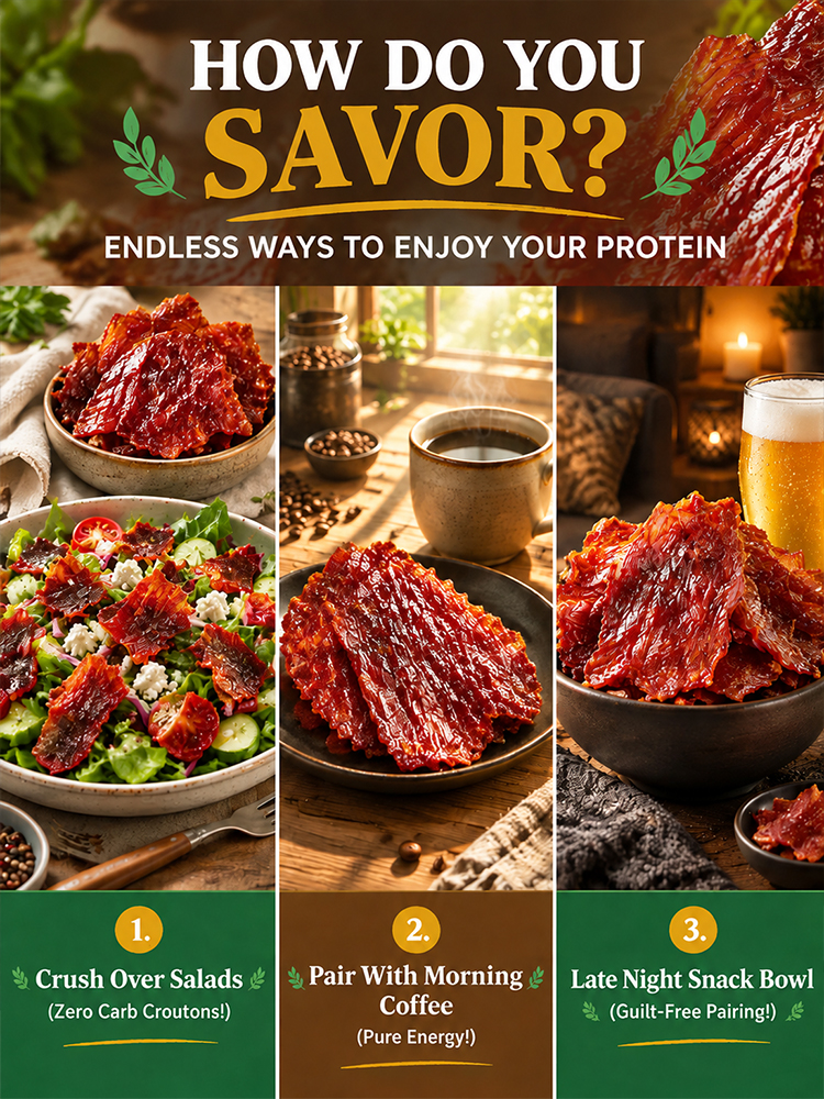 🥩【 TODAY ONLY: Add $7 for 2 extra bags! 】👉 Premium 100% Grass-Fed Crispy Beef Bites | 2-Ingredient High-Protein Snack