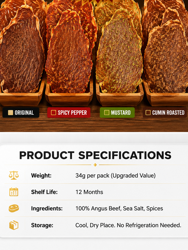 🥩【 TODAY ONLY: Buy 1 Get 1 Free!】👉 Premium 100% Grass-Fed Crispy Beef Bites | 2-Ingredient High-Protein Snack