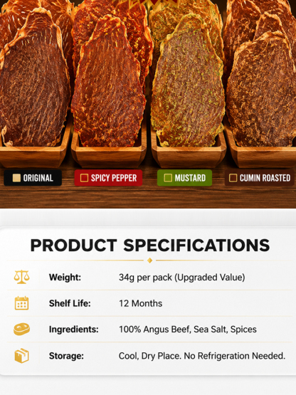 🥩【 TODAY ONLY: Buy 1 Get 1 Free!】👉 Premium 100% Grass-Fed Crispy Beef Bites | 2-Ingredient High-Protein Snack