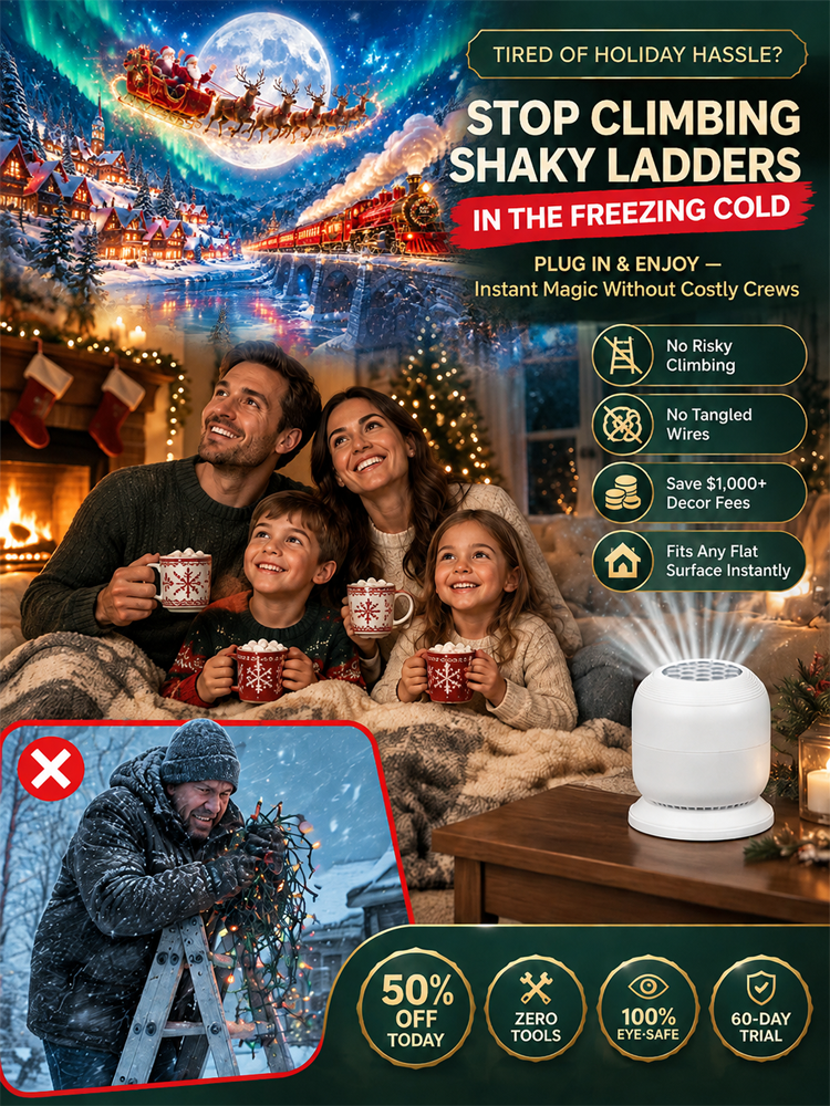 🎄【 TODAY ONLY: Buy 1 Get 1 FREE! 】👉 Magic Christmas Scene Projector Lamp | Instant Festive Holiday Decor