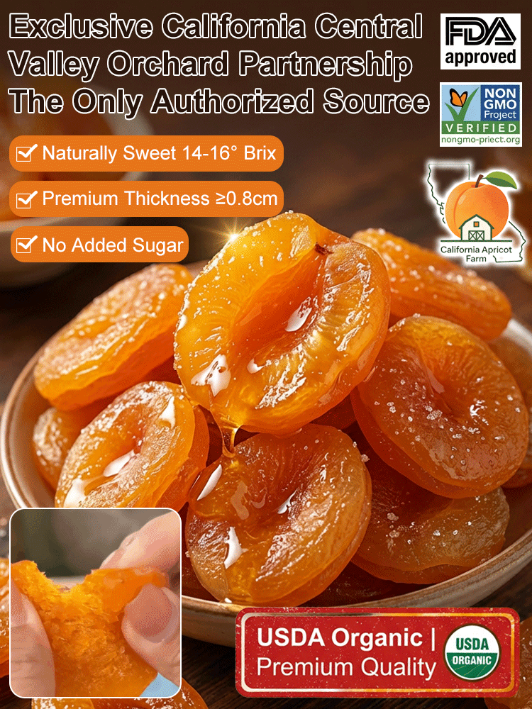 【❤️Limited supply for 20 days, miss it and you'll have to wait another year.】California Specialty Dried Apricots