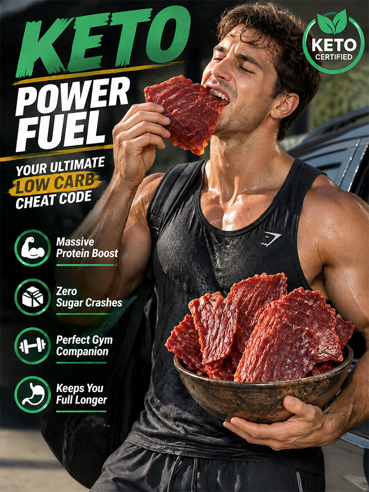 🥩【 TODAY ONLY: Add $7 for 2 extra bags! 】👉 Premium 100% Grass-Fed Crispy Beef Bites | 2-Ingredient High-Protein Snack