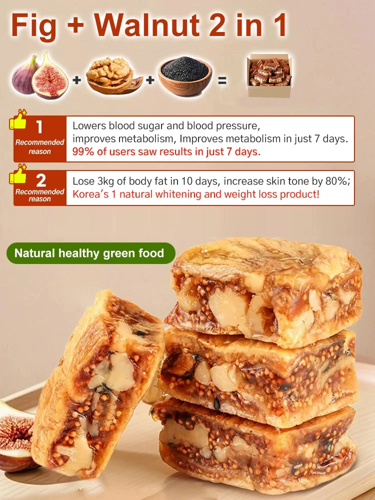 【A Delicious & Healthy Meal Replacement】🌟Fig, Black Sesame, and Walnut Filled Pastry