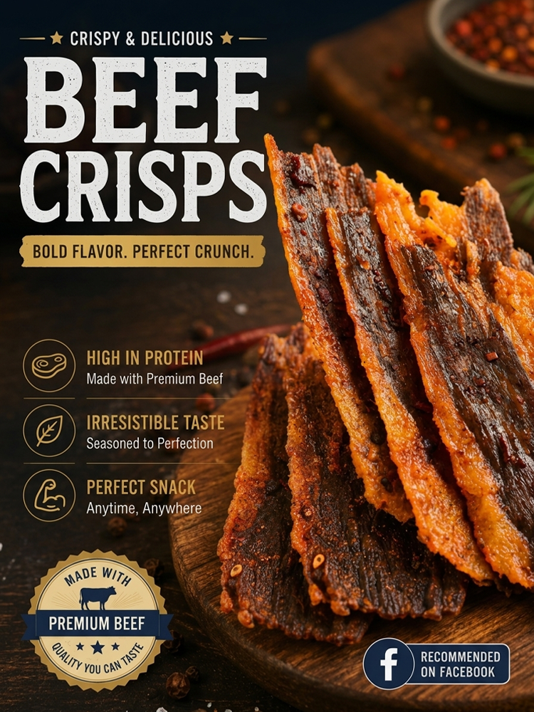 【 TODAY ONLY: $8/Large Bag!】🥩【 TODAY ONLY: Buy 1 Get 1 Free!】👉 Premium 100% Grass-Fed Crispy Beef Bites | 2-Ingredient High-Protein Snack