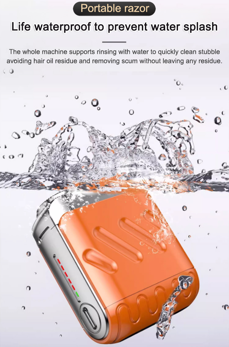【10-Year Free Replacement】Rotating Dual-Ring Electric Shaver ❤️ Annual Charging·Fully Washable